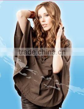 Custom heavy cotton brushed plain easy wear fashion nursing cover top