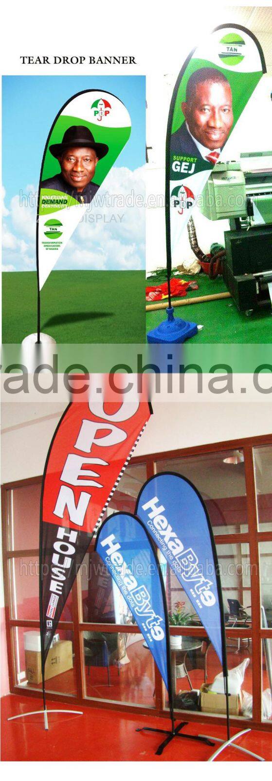 Leader Hot Sale Outdoor Custom Flying Flag