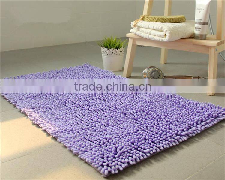 custom polyester microfiber shaggy bathroom rug
