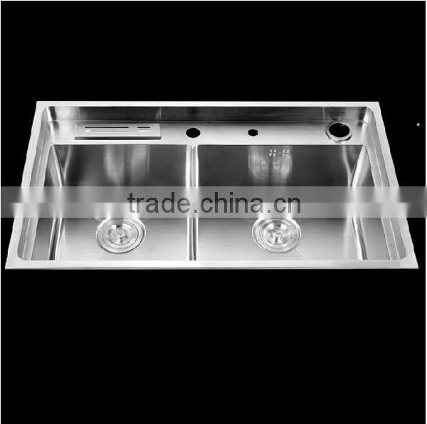 Modern Style Bar Sink_Undermound Double Bowl Stainless Steel Kitchen Sink_Small Kitchen Sink Foshan OEM Direct