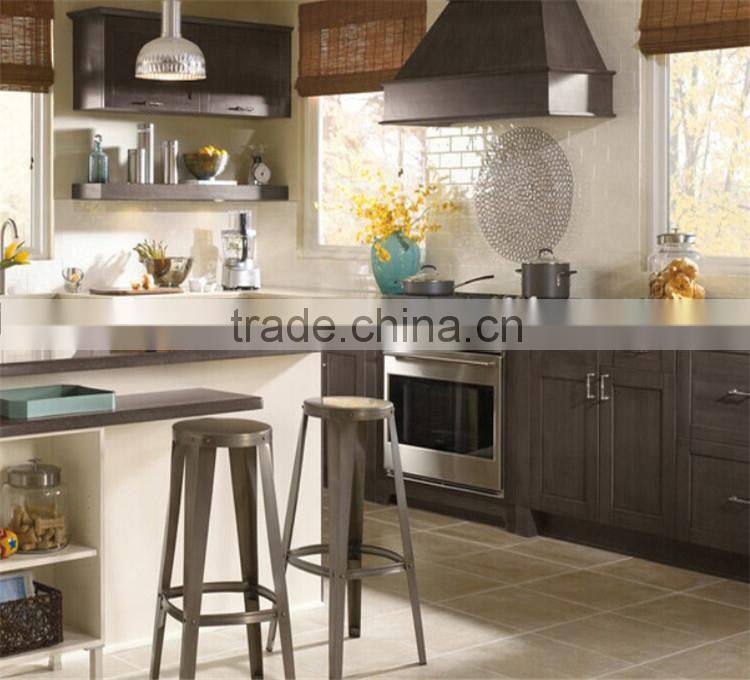 Ready made custom kitchen set furniture with island cabinet