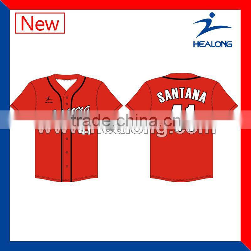 hot sales custom team private brand Baseball jersey