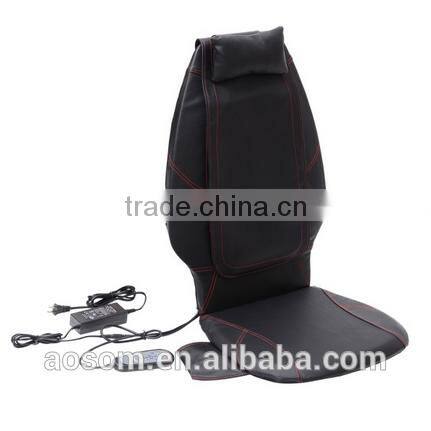 HomCom Multi-function Black Car Shiatsu Massage Seat Cushion