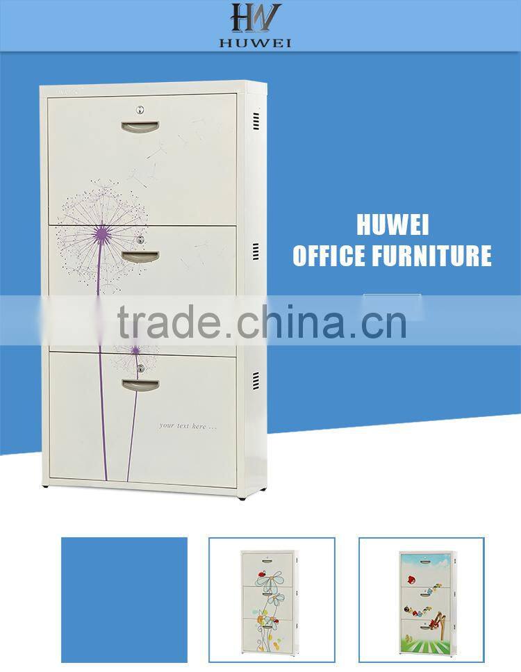 Steel simple shoes cabinet for sale