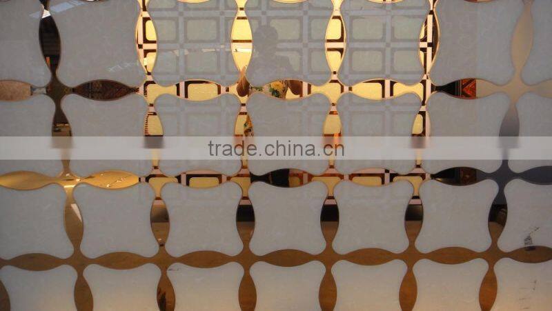 new design silver wall decorative mirror wholesale