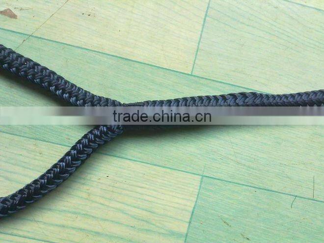 double layer braided rope with eye