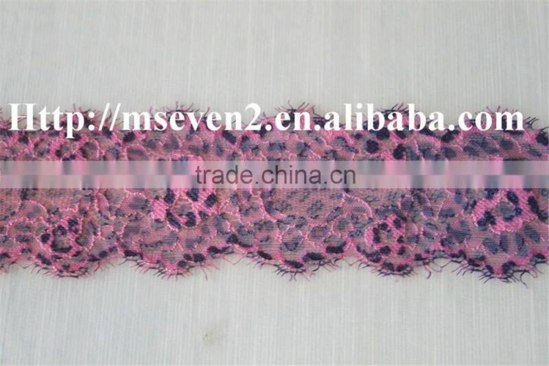 good looking 100% elastic spun lace eyelash lace trim in multiple color for choosing