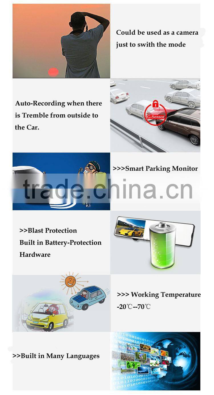 PIP Android System Dual Camera Reversing Visual WiFi GPS Navigation 168