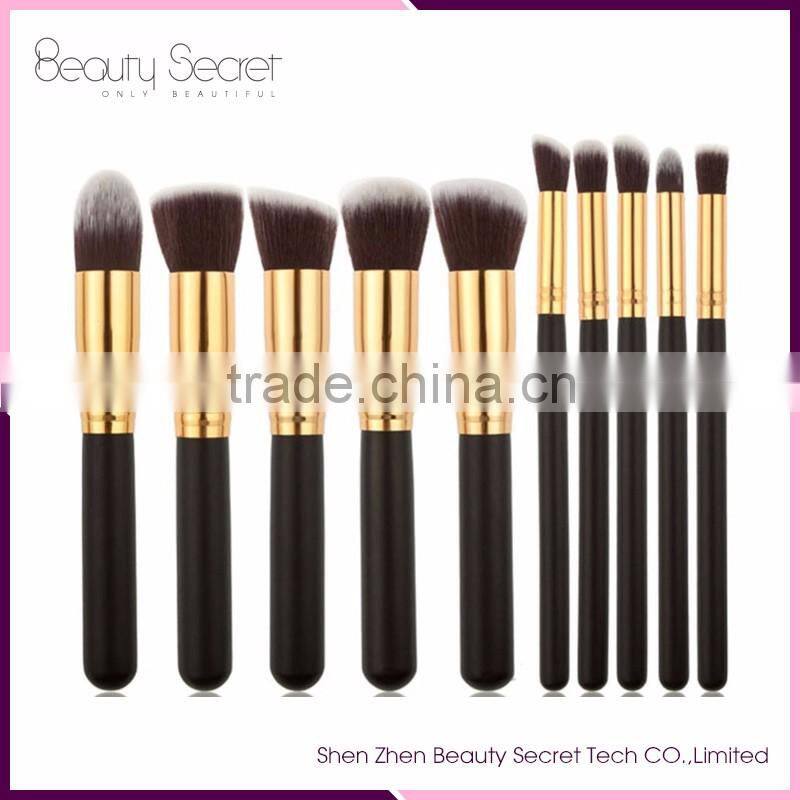 10pcs personalized kabuki makeup brush set wholesale