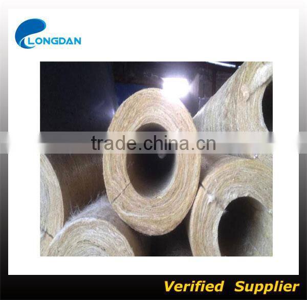 Pipe Section is S[lit in one Side Aluminum Glass Cloth Rock Wool Pipe for Industry