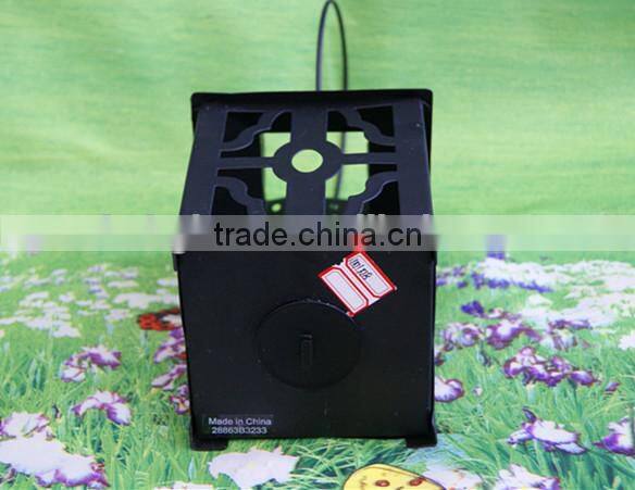 Black Mini Hanging Tealight Lantern