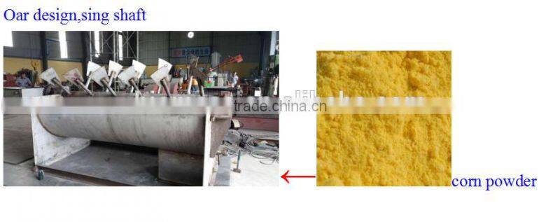 Single shaft hay mixer for animal feed