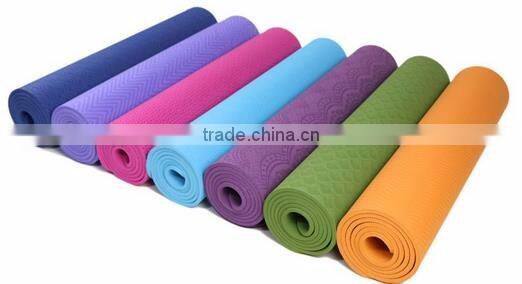 bamboo custom printed tpe yoga mat