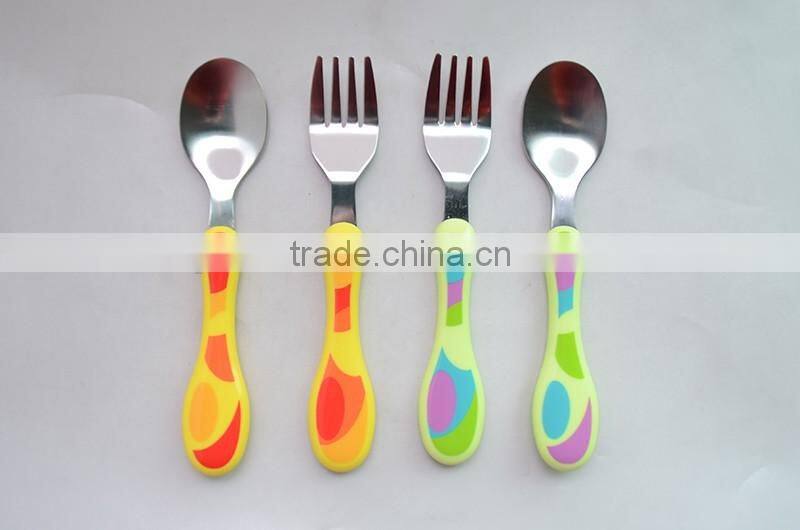 2016 new design FDA/LFGB cutlery set with abs handle, banquet tableware