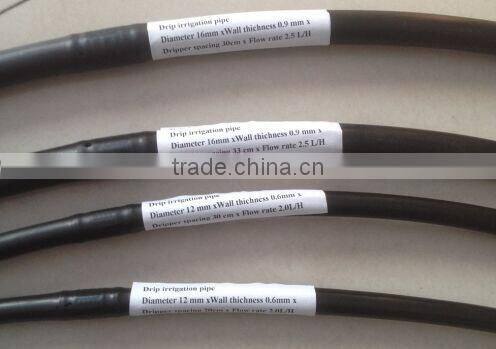 16mm Agriculture irrigation system drip irrigation pipe