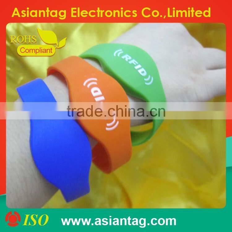 ISO14443A Silicone RFID Wristband 13.56MHZ