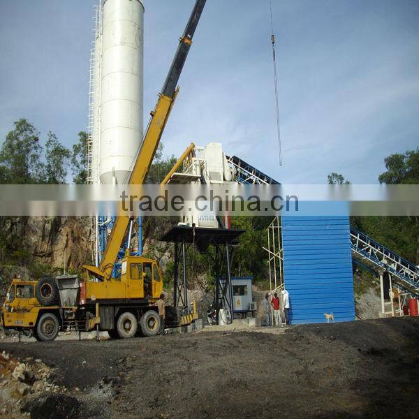 ISO certification of HZS concrete batching plant of good quality for sale