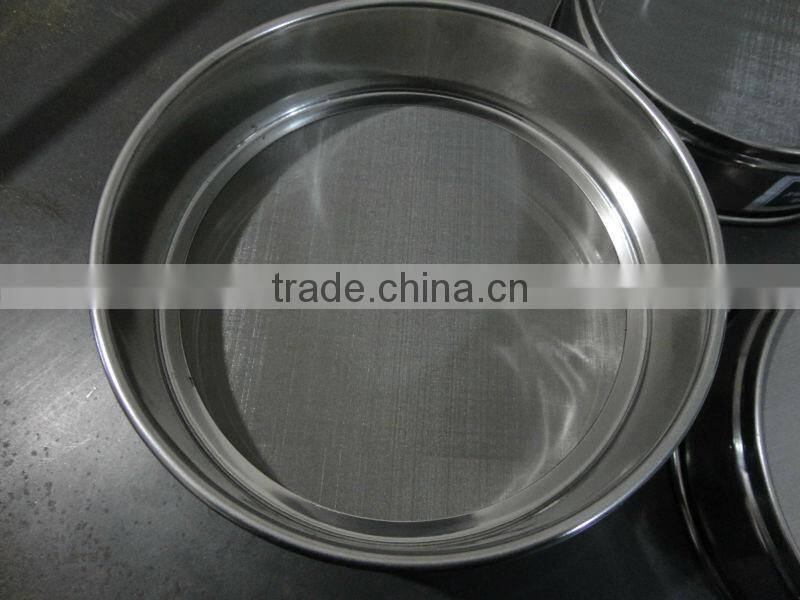 Stainless Steel SS 304 316 316L Aluminum Copper Brass Test Lab Soil Powder Sieve
