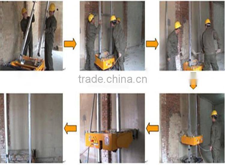 NEWEEK smooth 5m height daub cement plastering wall rendering machine