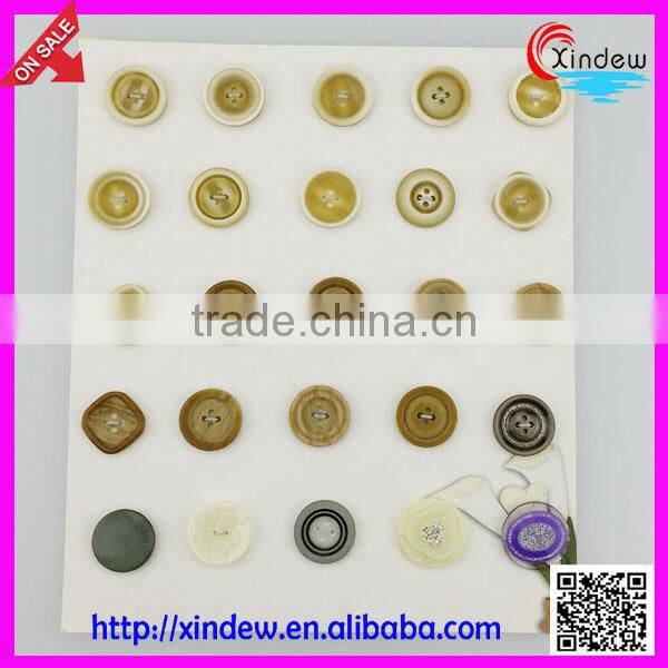 Chinese Yellow sewing plastic buttons