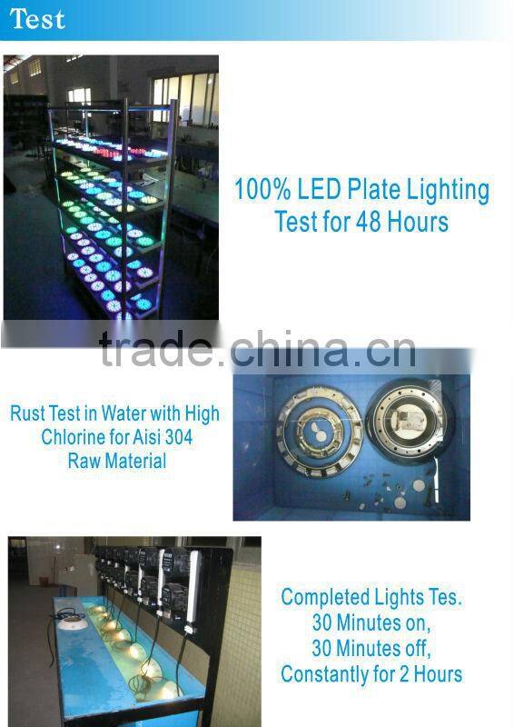 Round Flat LED Vinyl Liner Pool Swimming Pool underwater lighting