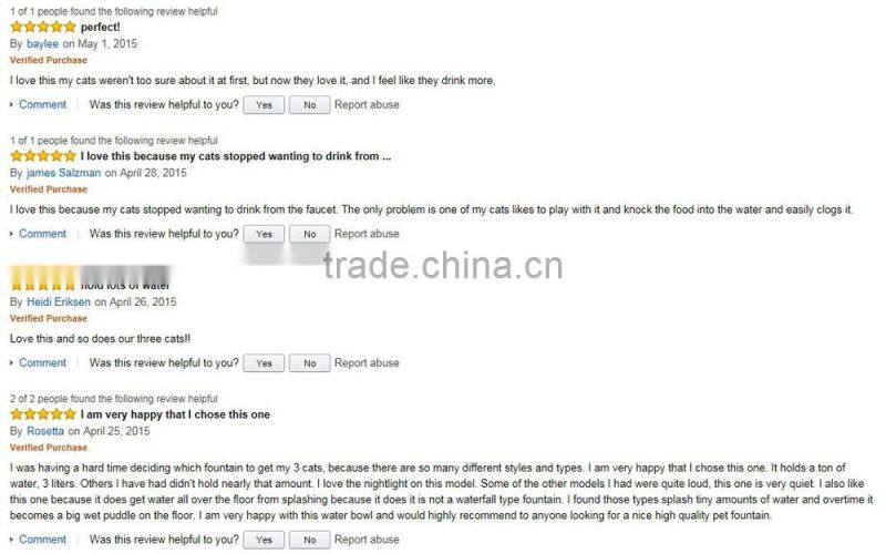 fully function pet water food bowl water fountain