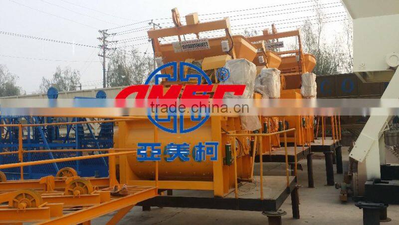 High efficiency JS twin-shaft concrete mixer ,AMEC brand,Changzhou Machinery produce