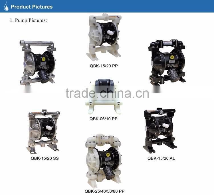 Aluminium alloy air operated water pump for sewage