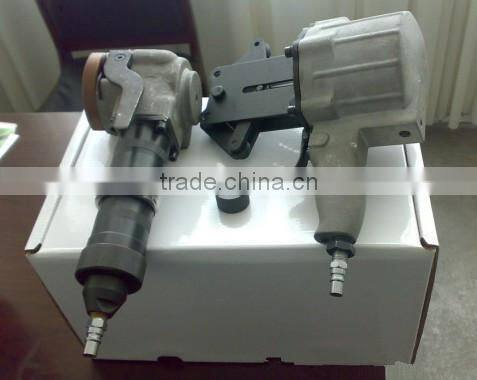 Separate steel belt pneumatic baling press