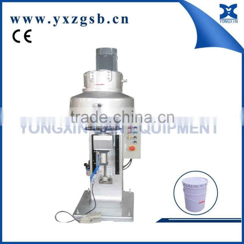 Semi-automatic pail can sealing machines