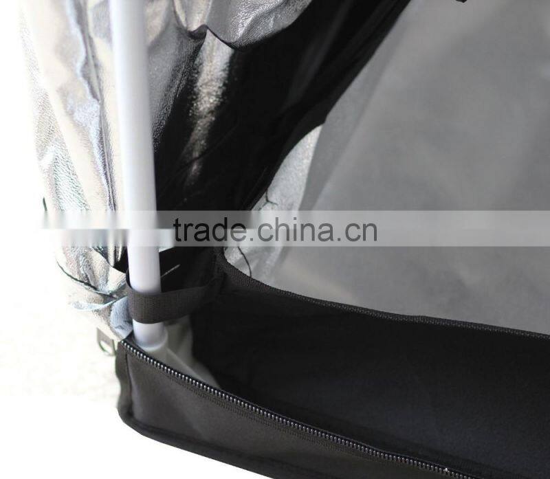 2x2x2m Hydroponic Indoor Grow Tent Oxford Cloth Bud Dark Green Room Box