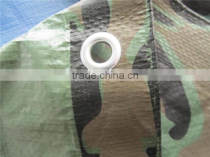 Camo color PE tarpaulin for tent or other use, rainproof came pe tarpulin
