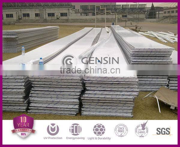 Building material pc plug-pattern sheet / multiwall polycarboante sheet / 40mm polycarbonate panel