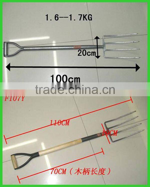 different types of digging and farming tools fork