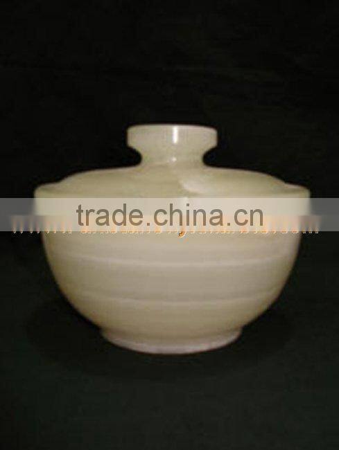 GOOD QUALITY FACTORY PRODUCUNG ONYX CANDY JARS POTS HANDICRAFTS