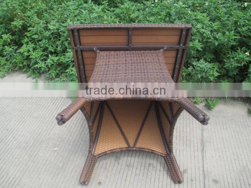 modern square table garden set for outdoor FC002T