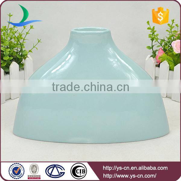 YSv0166-01 Cheap Hight Grade Light Blue Ceramic Vase