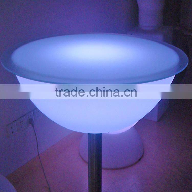 led remote control decoration light up event table rechargeable used bar furniture