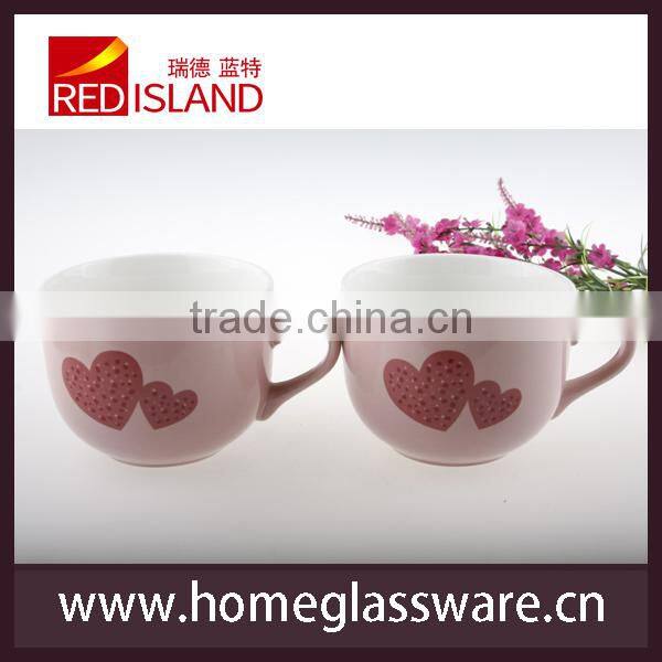 glass works supply short coffee mug ceramic mug