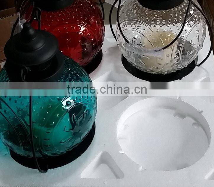 spray glass ball bottle candle holder