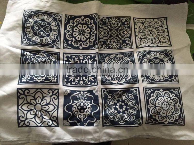 Custom Logo Full Printing Christmas Cotton Tea Towel