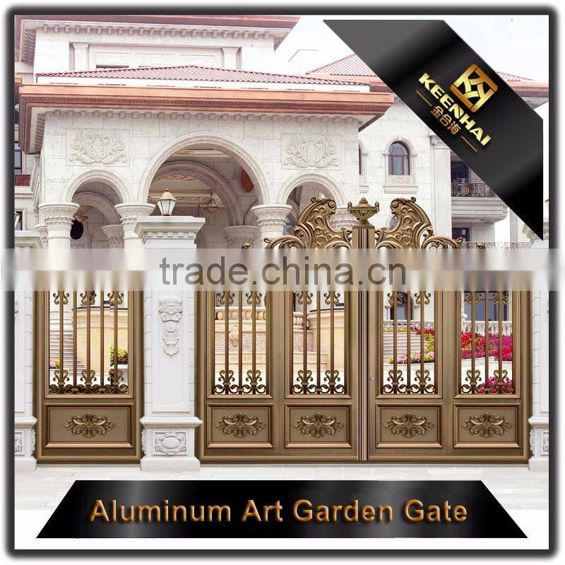Garden Decoration Powder Coated Aluminum Modern Metal Garden Gate