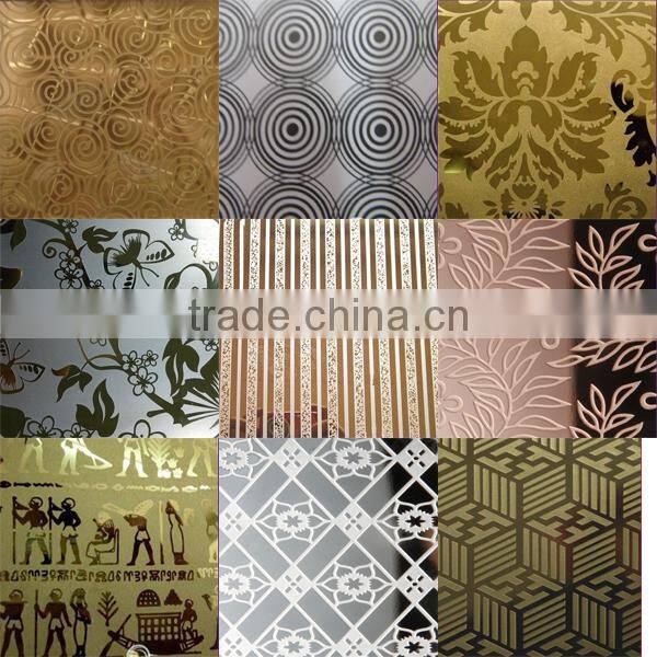 1.0mm Stainless Steel 4x8 Colored Decorative Metal Sheets for Wall Cladding