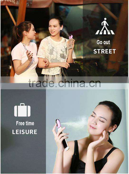 Mini Mobile Moisture Humidifier Portable Beauty Facial Spray Facial Mist Skin Moisturize Facial Mobile Moisture Supplier