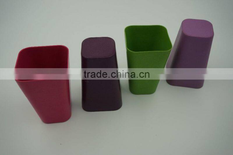 bio bamboo fibre square shaped mugs