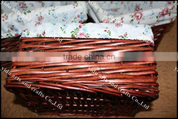 wicker basket woven storage basket for home