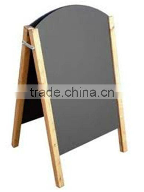 A-Frame Double-Sided Easels Folding Two-side Wood Easel Advertising blackboard Promotion board