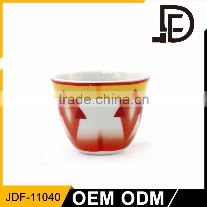 ceramic promotional coffee cup decals, cawa coffee cup set, arabic coffee sets