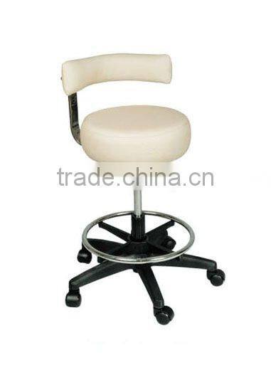 Potable movable Ottoman stool hydraulic chair with wheels used salon furniture F-1015