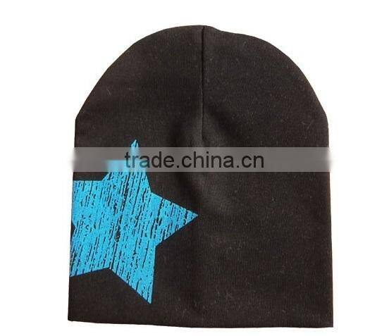 2015 Star Printed New Newborn cotton infant hats Toddler Girl Boy Hat Baby Cap Cute Beanie Cotton Kid Hats 17 Colors